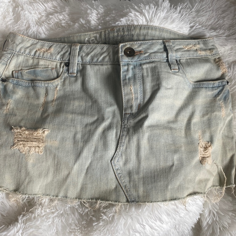 Bullhead jean skirt